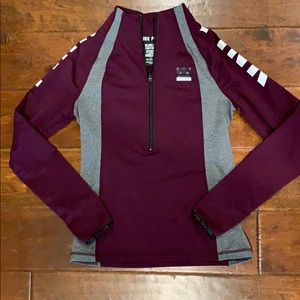 EUC PINK Victoria Secret Ultimate half zip